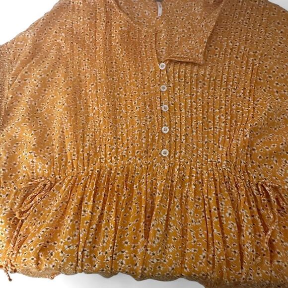 Free People One Fine Day Boho Ditsy Print Mini Dress (S) - Picture 10 of 12